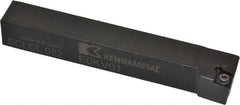 Kennametal - SCLC, Left Hand Cut, 5° Lead Angle, 1/2" Shank Height x 1/2" Shank Width, Neutral Rake Indexable Turning Toolholder - 3-1/2" OAL, CC..21.5. Insert Compatibility, Series Screw-On - Exact Tooling