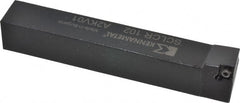 Kennametal - SCLC, Right Hand Cut, 5° Lead Angle, 5/8" Shank Height x 5/8" Shank Width, Neutral Rake Indexable Turning Toolholder - 4" OAL, CC..21.5. Insert Compatibility, Series Screw-On - Exact Tooling