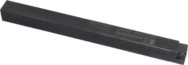 Kennametal - SCLC, Right Hand Cut, 5° Lead Angle, 1/2" Shank Height x 1/2" Shank Width, Neutral Rake Indexable Turning Toolholder - 6" OAL, CC..21.5. Insert Compatibility, Series Screw-On - Exact Tooling