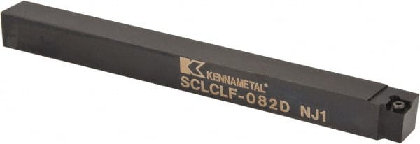 Kennametal - SCLC, Left Hand Cut, 5° Lead Angle, 1/2" Shank Height x 1/2" Shank Width, Neutral Rake Indexable Turning Toolholder - 6" OAL, CC..21.5. Insert Compatibility, Series Screw-On - Exact Tooling