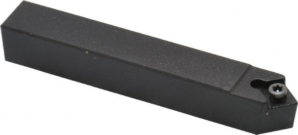 Kennametal - SCMC, Neutral Cut, 0° Lead Angle, 3/8" Shank Height x 3/8" Shank Width, Neutral Rake Indexable Turning Toolholder - 2-1/2" OAL, CC..21.5. Insert Compatibility, Series Screw-On - Exact Tooling