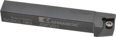 Kennametal - SCRC, Left Hand Cut, 15° Lead Angle, 1/2" Shank Height x 1/2" Shank Width, Neutral Rake Indexable Turning Toolholder - 3-1/2" OAL, CC..32.5. Insert Compatibility, Series Screw-On - Exact Tooling