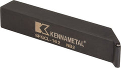 Kennametal - SRGC, Left Hand Cut, 1" Shank Height x 1" Shank Width, Neutral Rake Indexable Turning Toolholder - 6" OAL, RC..21.5. Insert Compatibility, Series Screw-On - Exact Tooling