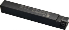 Kennametal - SCLC, Right Hand Cut, 5° Lead Angle, 5/8" Shank Height x 5/8" Shank Width, Neutral Rake Indexable Turning Toolholder - 4-1/2" OAL, CC..32.5. Insert Compatibility, Series Screw-On - Exact Tooling