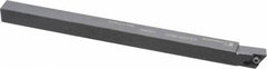Kennametal - SDJC, Right Hand Cut, 3° Lead Angle, 3/8" Shank Height x 3/8" Shank Width, Neutral Rake Indexable Turning Toolholder - 6" OAL, DC..21.5. Insert Compatibility, Series Screw-On - Exact Tooling
