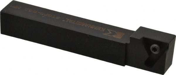 Kennametal - STGP, Right Hand Cut, 0° Lead Angle, 3/8" Shank Height x 3/8" Shank Width, Positive Rake Indexable Turning Toolholder - 2-1/2" OAL, TP..21.5. Insert Compatibility, Series Screw-On - Exact Tooling