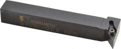 Kennametal - SVUB, Left Hand Cut, 3° Lead Angle, 1/2" Shank Height x 1/2" Shank Width, Neutral Rake Indexable Turning Toolholder - 3-1/2" OAL, VB..22. Insert Compatibility, Series Screw-On - Exact Tooling