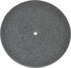 3M - 5" Diam, 1/4" Face Width, 1/4" Center Hole, Fine Grade, Silicon Carbide Deburring Wheel - Unitized, Soft Density 2 Grade, 6,000 RPM - Exact Tooling