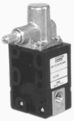 ARO/Ingersoll-Rand - 0.195 CV Rate & 7.5 CFM 3 Way Air Valve - One-Way Counterclockwise, Spring Return, 150 Max psi - Exact Tooling
