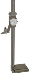 Value Collection - 12" Stainless Steel Dial Height Gage - 0.001" Graduation, Dial Display - Exact Tooling