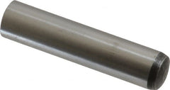 Value Collection - 10mm Diam x 45mm Pin Length Alloy Steel Standard Dowel Pin - C 58-62 Hardness, 37,100 Lb Breaking Strength, 1 Rounded End - Exact Tooling