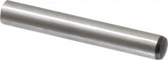 Value Collection - 10mm Diam x 70mm Pin Length Alloy Steel Standard Dowel Pin - C 58-62 Hardness, 37,100 Lb Breaking Strength, 1 Rounded End - Exact Tooling