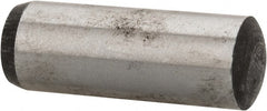 Value Collection - 12mm Diam x 35mm Pin Length Alloy Steel Standard Dowel Pin - C 58-62 Hardness, 53,400 Lb Breaking Strength, 1 Rounded End - Exact Tooling
