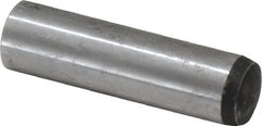 Value Collection - 12mm Diam x 45mm Pin Length Alloy Steel Standard Dowel Pin - C 58-62 Hardness, 53,400 Lb Breaking Strength, 1 Rounded End - Exact Tooling