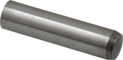 Value Collection - 12mm Diam x 50mm Pin Length Alloy Steel Standard Dowel Pin - C 58-62 Hardness, 53,400 Lb Breaking Strength, 1 Rounded End - Exact Tooling