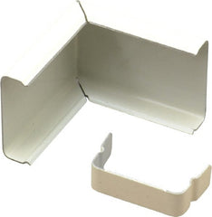 Wiremold - 1-7/8 Inch Long x 1.87 Inch Wide x 3/4 Inch High, Raceway Elbow End - Ivory, For Use with Wiremold NM2000 Series Raceways - Exact Tooling