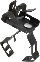 Thomas & Betts - Spring Steel Rigid/EMT Bottom Flange Mounted Conduit Clip - 1/2, 3/4" EMT, 3/4" Rigid, Anodized Finish - Exact Tooling