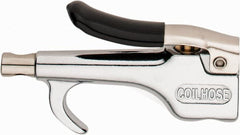 Coilhose Pneumatics - Standard Safety Thumb Lever Blow Gun - 1/4 NPT, Zinc - Exact Tooling