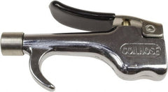 Coilhose Pneumatics - Tamperproof Safety Nozzle Thumb Lever Blow Gun - 1/4 NPT, Zinc - Exact Tooling