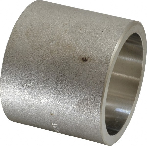 Merit Brass - 2" Grade 304 Stainless Steel Pipe Coupling - Socket Weld x Socket Weld End Connections, 3,000 psi - Exact Tooling