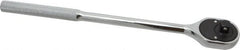 Proto - 3/8" Drive Pear Head Ratchet - Chrome Finish, 11" OAL, 24 Gear Teeth, Standard Head - Exact Tooling