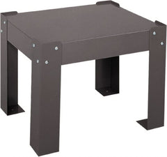 Durham - Gray, Steel, Cabinet Leg Kit - 21" Wide x 17" Deep x 4" High Body - Exact Tooling