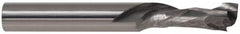 Onsrud - 1/2" Cutting Diam x 1-1/8" Length of Cut, 1 Flute, Compression Spiral Router Bit - Uncoated, Right Hand Cut, Solid Carbide, 3" OAL x 1/2" Shank Diam, Single Edge, 30° Helix Angle - Exact Tooling