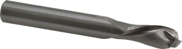 Onsrud - 3/8" Cutting Diam x 7/8" Length of Cut, 2 Flute, Compression Spiral Router Bit - Uncoated, Right Hand Cut, Solid Carbide, 3" OAL x 3/8" Shank Diam, Double Edge, 30° Helix Angle - Exact Tooling