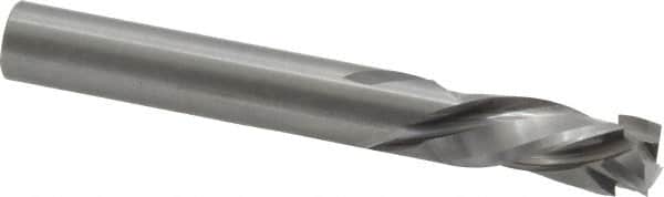Onsrud - 3/8" Cutting Diam x 7/8" Length of Cut, 3 Flute, Compression Spiral Router Bit - Uncoated, Right Hand Cut, Solid Carbide, 3" OAL x 3/8" Shank Diam, Three Edge - Exact Tooling