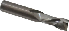 Onsrud - 1/2" Cutting Diam x 1-1/8" Length of Cut, 2 Flute, Compression Spiral Router Bit - Uncoated, Right Hand Cut, Solid Carbide, 3" OAL x 1/2" Shank Diam, Double Edge, 30° Helix Angle - Exact Tooling