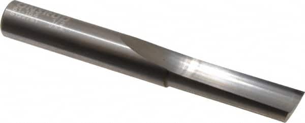 Onsrud - 1/2" Diam, 1/2" Shank Diam, 1-5/8" Length of Cut, 1 Flute Single Edge Straight Router Bit - 4" Overall Length, Right Hand Cut, Solid Carbide - Exact Tooling