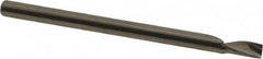 Onsrud - 1/8" Cutting Diam x 1/4" Length of Cut, 1 Flute, Upcut Spiral Router Bit - Uncoated, Right Hand Cut, Solid Carbide, 2" OAL x 1/8" Shank Diam, Single Edge, 21° Helix Angle - Exact Tooling