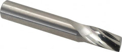 Onsrud - 3/8" Cutting Diam x 5/8" Length of Cut, 1 Flute, Upcut Spiral Router Bit - Uncoated, Right Hand Cut, Solid Carbide, 2-1/2" OAL x 3/8" Shank Diam, Single Edge, 21° Helix Angle - Exact Tooling