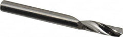 Onsrud - 3/16" Cutting Diam x 5/8" Length of Cut, 1 Flute, Upcut Spiral Router Bit - Uncoated, Right Hand Cut, Solid Carbide, 2" OAL x 3/16" Shank Diam, Single Edge, 21° Helix Angle - Exact Tooling
