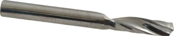 Onsrud - 1/4" Cutting Diam x 7/8" Length of Cut, 1 Flute, Upcut Spiral Router Bit - Uncoated, Right Hand Cut, Solid Carbide, 2-1/2" OAL x 1/4" Shank Diam, Single Edge - Exact Tooling