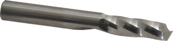 Onsrud - 3/8" Cutting Diam x 1-1/8" Length of Cut, 1 Flute, Upcut Spiral Router Bit - Uncoated, Right Hand Cut, Solid Carbide, 3" OAL x 3/8" Shank Diam, Single Edge - Exact Tooling