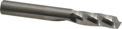 Onsrud - 3/8" Cutting Diam x 1-1/8" Length of Cut, 1 Flute, Upcut Spiral Router Bit - Uncoated, Right Hand Cut, Solid Carbide, 3" OAL x 3/8" Shank Diam, Single Edge - Exact Tooling