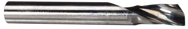 Onsrud - 3/16" Cutting Diam x 3/8" Length of Cut, 1 Flute, Downcut Spiral Router Bit - Uncoated, Right Hand Cut, Solid Carbide, 2" OAL x 3/16" Shank Diam, Single Edge, 21° Helix Angle - Exact Tooling