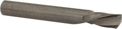 Onsrud - 1/4" Cutting Diam x 3/8" Length of Cut, 1 Flute, Downcut Spiral Router Bit - Uncoated, Right Hand Cut, Solid Carbide, 2" OAL x 1/4" Shank Diam, Single Edge, 21° Helix Angle - Exact Tooling