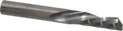 Onsrud - 1/4" Cutting Diam x 3/4" Length of Cut, 1 Flute, Downcut Spiral Router Bit - Uncoated, Right Hand Cut, Solid Carbide, 2" OAL x 1/4" Shank Diam, Single Edge, 21° Helix Angle - Exact Tooling