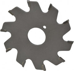 Onsrud - 2-1/2" Diam x 0.095" Blade Thickness x 5/8" Arbor Hole Diam, 10 Tooth Slitting and Slotting Saw - Arbor Connection, Right Hand, Uncoated, Carbide-Tipped, 0° Rake - Exact Tooling