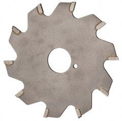 Onsrud - 3" Diam x 0.095" Blade Thickness x 5/8" Arbor Hole Diam, 10 Tooth Slitting and Slotting Saw - Arbor Connection, Right Hand, Uncoated, Carbide-Tipped, 0° Rake - Exact Tooling