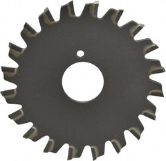 Onsrud - 2-1/2" Diam x 0.095" Blade Thickness x 5/8" Arbor Hole Diam, 20 Tooth Slitting and Slotting Saw - Arbor Connection, Right Hand, Uncoated, Carbide-Tipped, -5° Rake - Exact Tooling