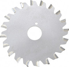 Onsrud - 3" Diam x 0.095" Blade Thickness x 5/8" Arbor Hole Diam, 20 Tooth Slitting and Slotting Saw - Arbor Connection, Right Hand, Uncoated, Carbide-Tipped, -5° Rake - Exact Tooling