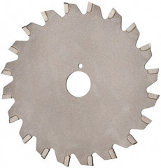 Onsrud - 3-1/2" Diam x 0.095" Blade Thickness x 5/8" Arbor Hole Diam, 20 Tooth Slitting and Slotting Saw - Arbor Connection, Right Hand, Uncoated, Carbide-Tipped, 0° Rake - Exact Tooling