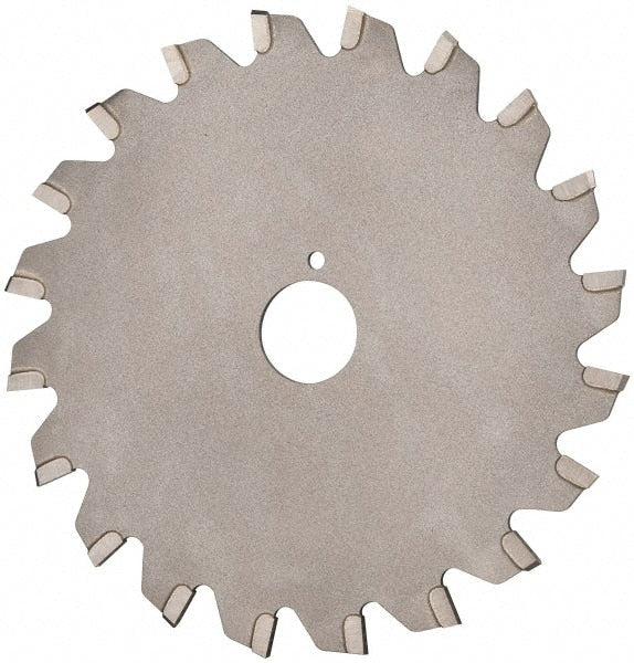 Onsrud - 2" Diam x 0.095" Blade Thickness x 5/8" Arbor Hole Diam, 10 Tooth Slitting and Slotting Saw - Arbor Connection, Right Hand, Uncoated, Carbide-Tipped, 0° Rake - Exact Tooling
