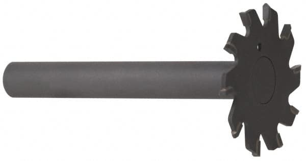 Onsrud - 2" Diam x 0.095" Blade Thickness, 16 Tooth Slitting and Slotting Saw - Shank Connection, Left Hand, Uncoated, Carbide-Tipped, -5° Rake - Exact Tooling