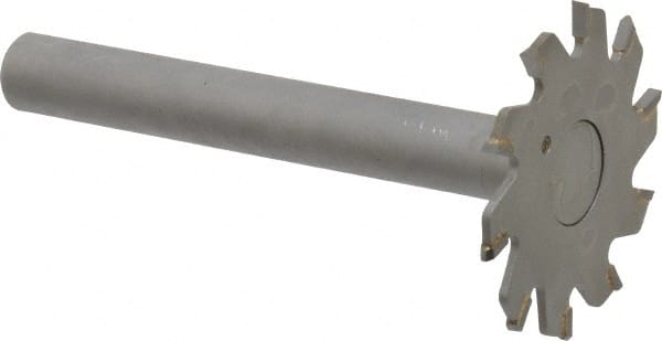 Onsrud - 2" Diam x 0.095" Blade Thickness, 10 Tooth Slitting and Slotting Saw - Shank Connection, Right Hand, Uncoated, Carbide-Tipped, 0° Rake - Exact Tooling