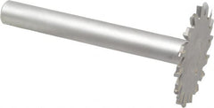Onsrud - 2" Diam x 0.095" Blade Thickness, 16 Tooth Slitting and Slotting Saw - Shank Connection, Right Hand, Uncoated, Carbide-Tipped, 0° Rake - Exact Tooling