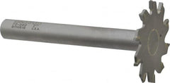 Onsrud - 2" Diam x 0.095" Blade Thickness, 10 Tooth Slitting and Slotting Saw - Shank Connection, Right Hand, Uncoated, Carbide-Tipped, -5° Rake - Exact Tooling